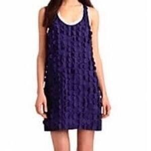Ali Ro NWT Neiman Marcus Purple Circle Dot Applique Racerback Mini Dress Size 4